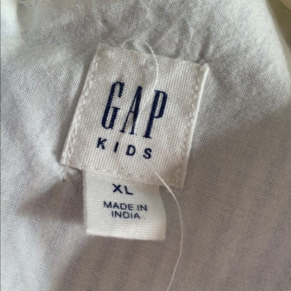 GAP Girls Blue & White Floral Pinstripe Dress XL 12/13 EUC Sundress - Picture 10 of 10